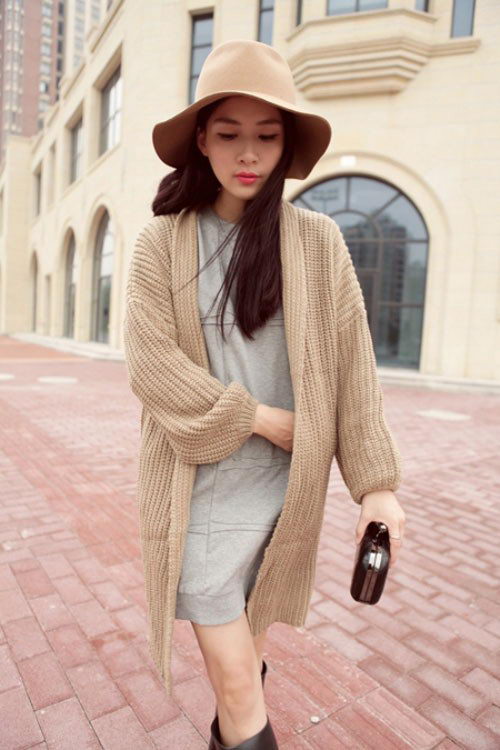 Áo cardigan công sở mùa lạnh