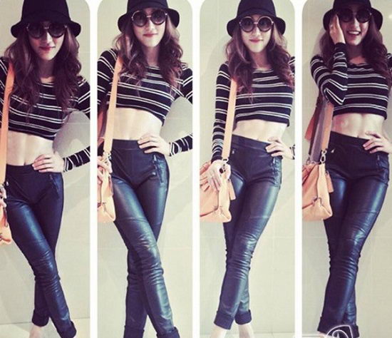 Áo crop-top sành điệu